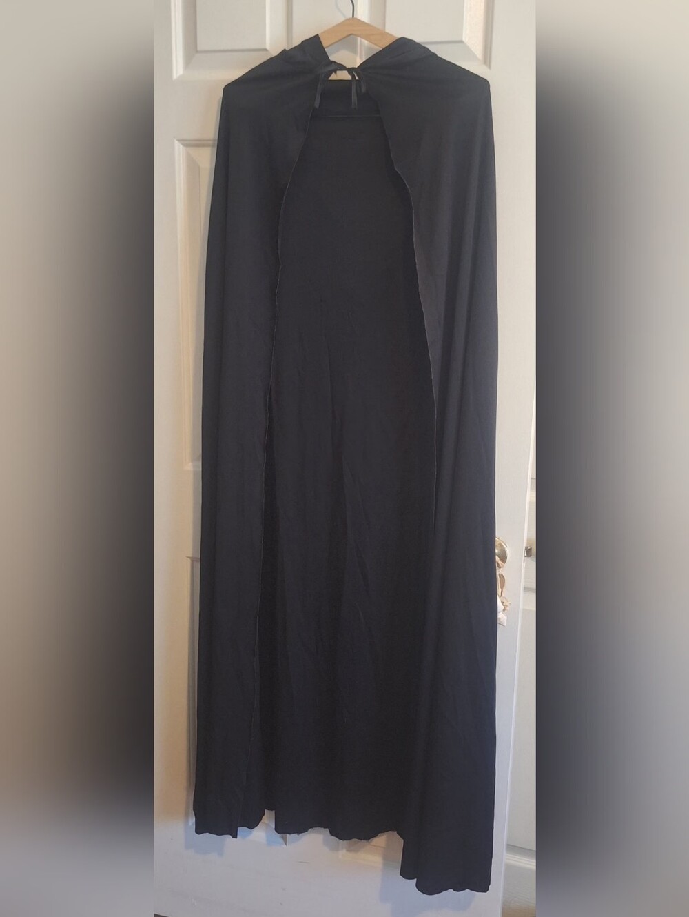 Black Women's Maxi Cape - Perfect For Halloween Vampire 56" Shoulder To Bottom